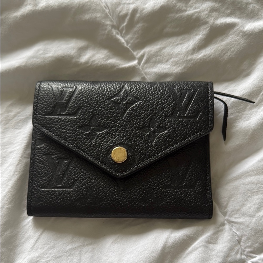 Louis Vuitton Black Leather Wallet